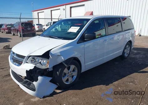 2013 Dodge Grand Caravan Se z USA, uszkodzony, nr VIN 2C4RDGBG7DR814589